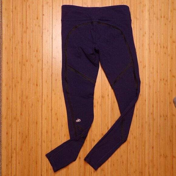 ALO Yoga leggings, dark blue low rise - Picture 5 of 8